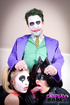The joker gets a chance to pound harly quin and bat girl at the same time