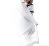 The sexiest round booty of a sensual Japanese schoolgirl