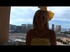 Yellow dress and dumb bow blonde shows her body