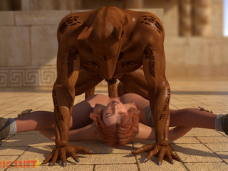 Muscled Egyptian monster nailed a redhead goddess - Picture 3