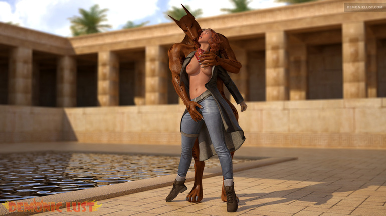 Egyptian monster drills a big-boobed redhead beauty - Picture 4