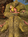 Green giants are cumming on the face of - Picture 4