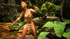 Brutal anal sex in the forest with a tree