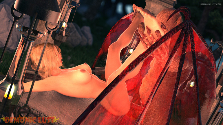Dirty as hell demon and a big-boobed sex angel - Picture 5