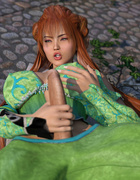 Knight with hard cock anally banged a horny transsexual