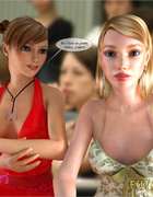 Sexy trassexual in red dress gets a gorgeous blowjob