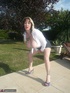 high heeled mom white