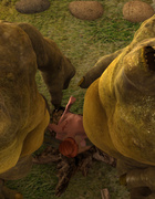 Hardcore 3D double penetration of an angelic redhead
