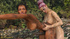 Big-boobed ebony transsexual bangs a pink-haired babe