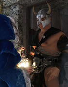 Anal and oral sex with two transsexuals and a knight