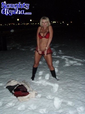 Crazy blonde takes off her white coat an - XXX Dessert - Picture 4