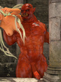 Red-skinned 3D Satan realizes blonde's - Picture 2