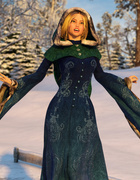 Busty blonde queen gets nailed by snow monster