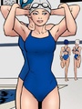 Sexy swimmers have amazingly slender - Picture 1