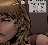 Big-boobed blonde gets her pussy creampied. Siege of Mesta 2 By Comixcheff