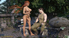 Redhead trap is trying anal sex with a knight