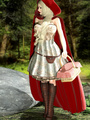 Busty Little Red Riding Hood gets DPed - Picture 1