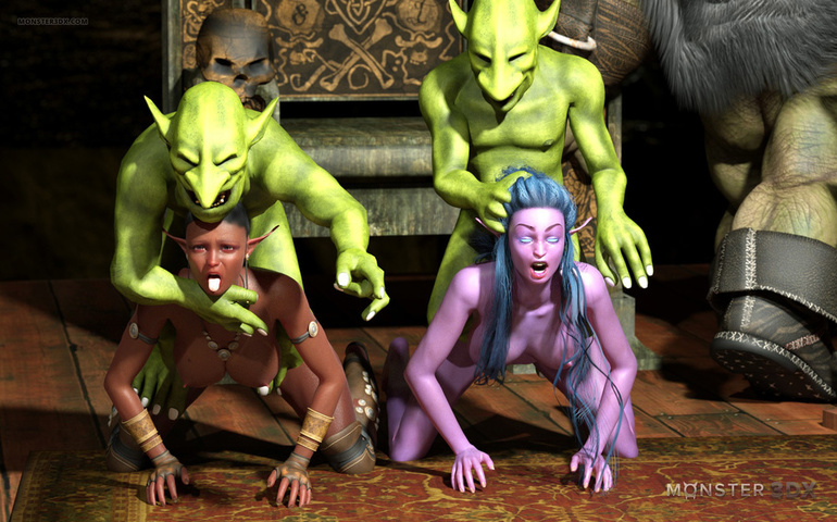 Disgusting 3D leprechauns bangs two passionate - Picture 6