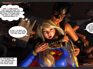 Powerful cat-woman shoves her cock in a blonde - Picture 2