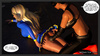 Blonde decided to try extreme 3D sex with a cat-woman