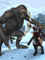Insane 3D gorilla cums on the hottest - Picture 1