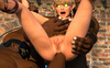 Three huge blacks dicks VS passionate young blonde