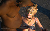 Three huge blacks dicks VS passionate young blonde