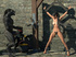Slutty brunette pixie gets monster cum on her face