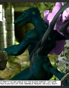 Aggressive monsters have three sexy and submissive ladies to fuck around