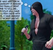 Two bonded 3D men with very massive muscled dick. Devil Incantation 1