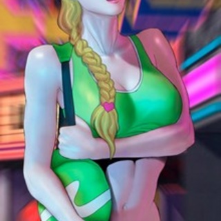 Blonde in green yoga pants is looking - BDSM Art Collection - Pic 2