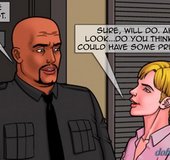 Two black sausages for a blue-eyed blonde slut. Bad Lieutenant 6: Subjugated
