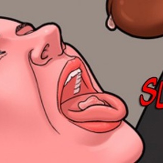 Interracial Cartoon Porn Cum Shot - Big-ass whitey swallows interracial cumshot - BDSM Art Collection
