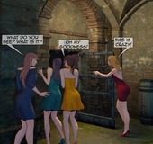 Curvy ladies are getting down on the dungeon of pleasure. Brutal Earl