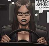 Short-haired brunette lawyer has a deep cleavage. Objection Overruled