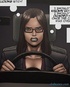 Short-haired brunette lawyer has a deep cleavage. Objection Overruled
