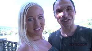 Grey get-up blonde gets picked up on the street to enjoy anal - XXXonXXX - Pic 2