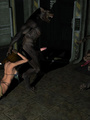 Werewolves decide to double-team a busty - Picture 1