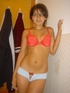 Sexy latina angel poses and flaunts her inevitable package on cam