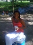 lovely latina chick poses