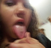 Young spanish teen shows off her juicy tits and pussy