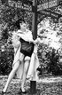 Brunette pantyhose vintage
