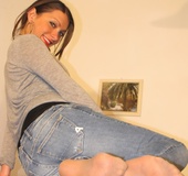 Gorgeous jeans babe