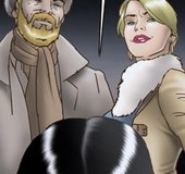 Captured babes on knees bdsm art. Karma 2 by Erenisch.