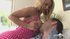 Blonde with big set of boobs gets her fanni fucked and her face covered