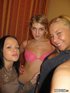 brunette slut plays with