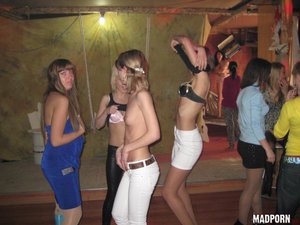 Lesbian party girls got relaxed and strips to get themselves laid. - Picture 13