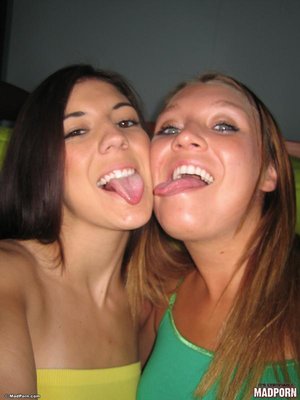 Awesome girlfriends enjoys pleasing each other's pussies thru licking and sucking it. - XXXonXXX - Pic 1