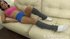 sexy brown babe leg