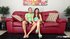 slim brunette model gets